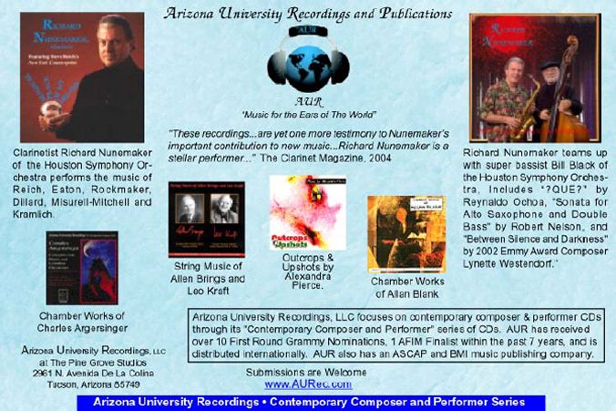 Arizona University Recordings and Publications